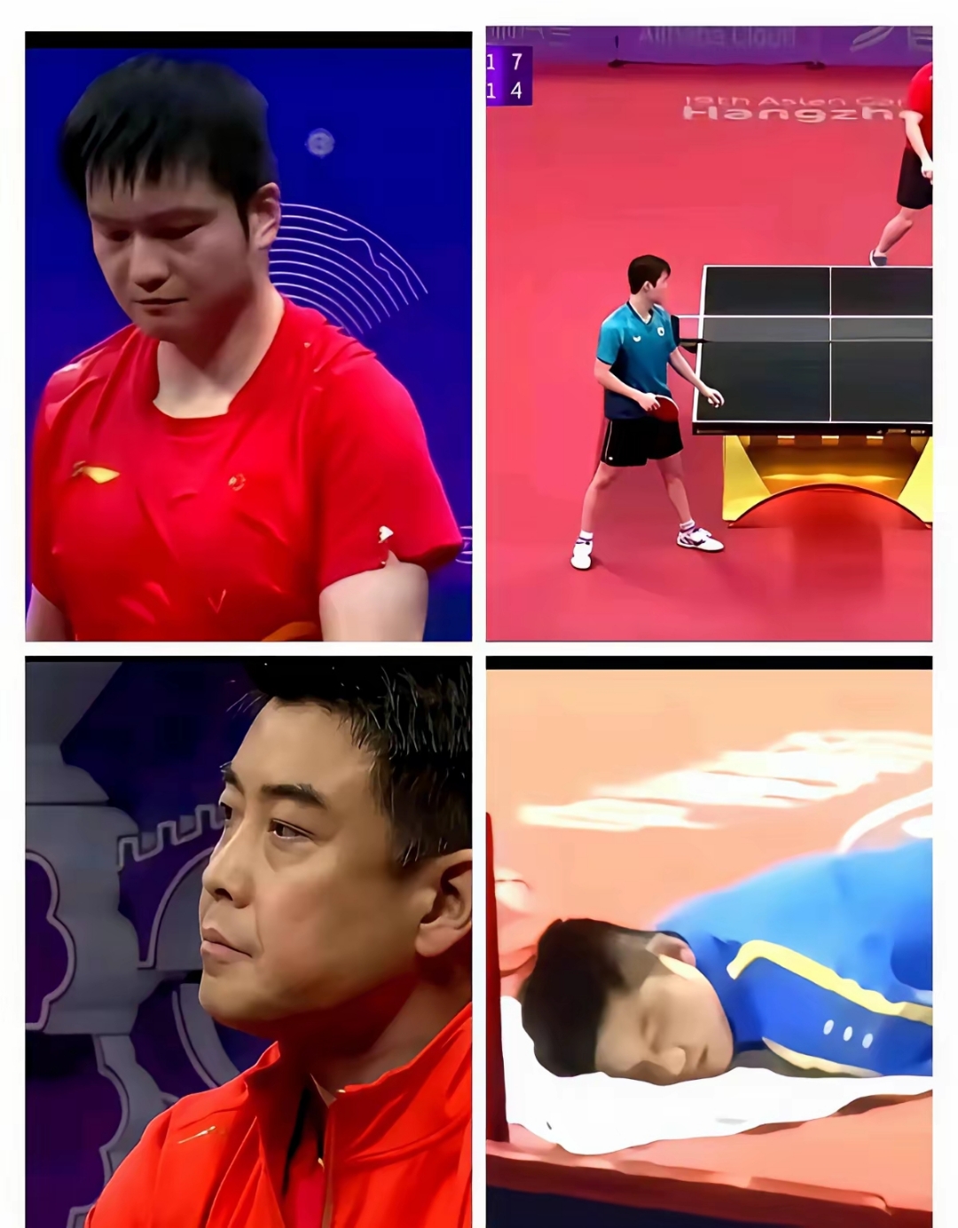 英国乒乓球队力克波兰乒乓球队，王皓送出助攻